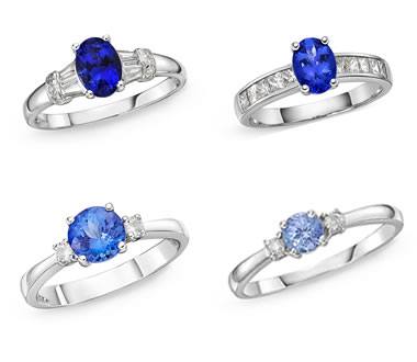 Tanzanite-rings